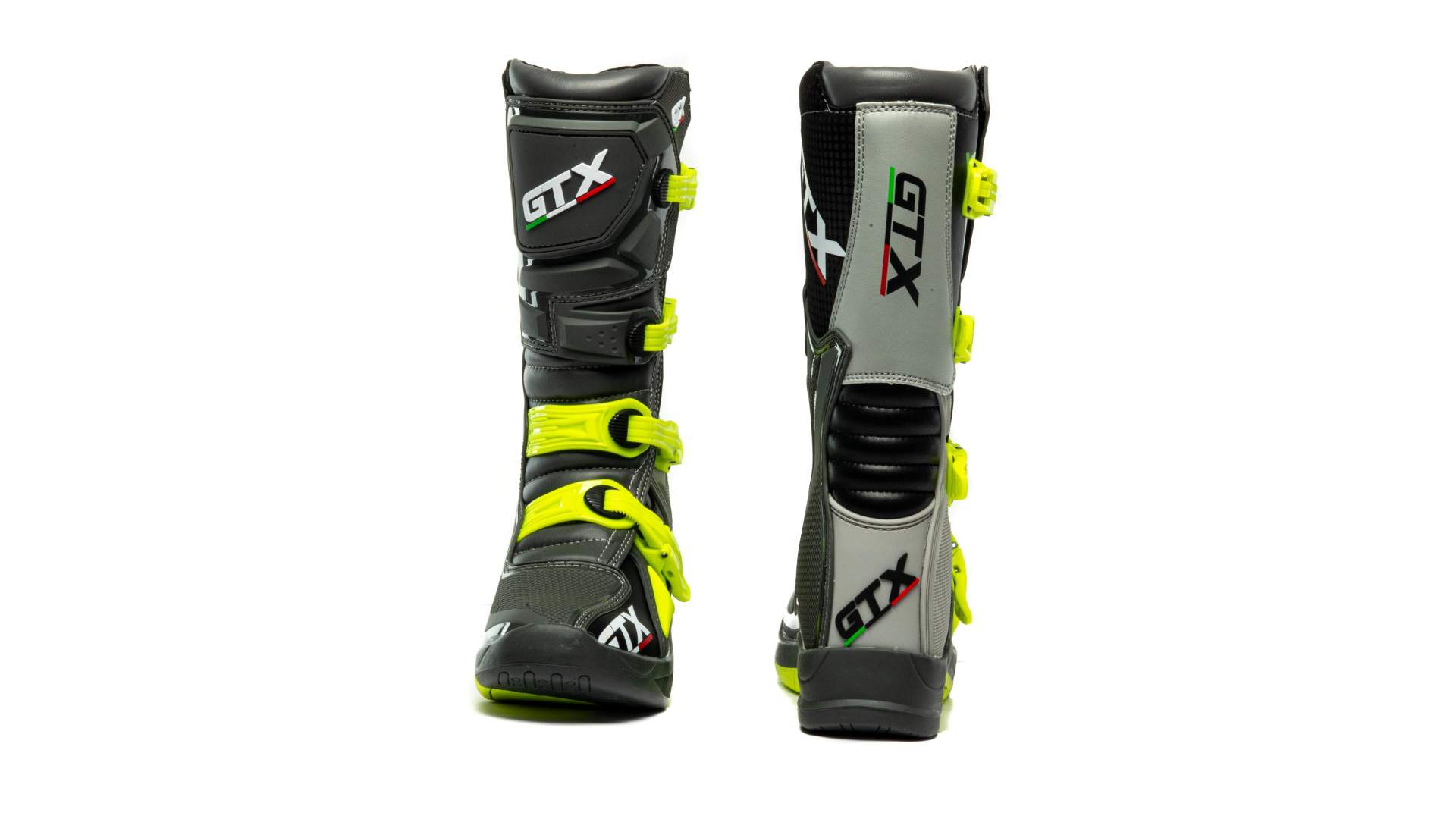 Мотоботы GTX MX №2 grey/green (р. 45) Мотоботы GTX MX №2 grey/green (р. 45)