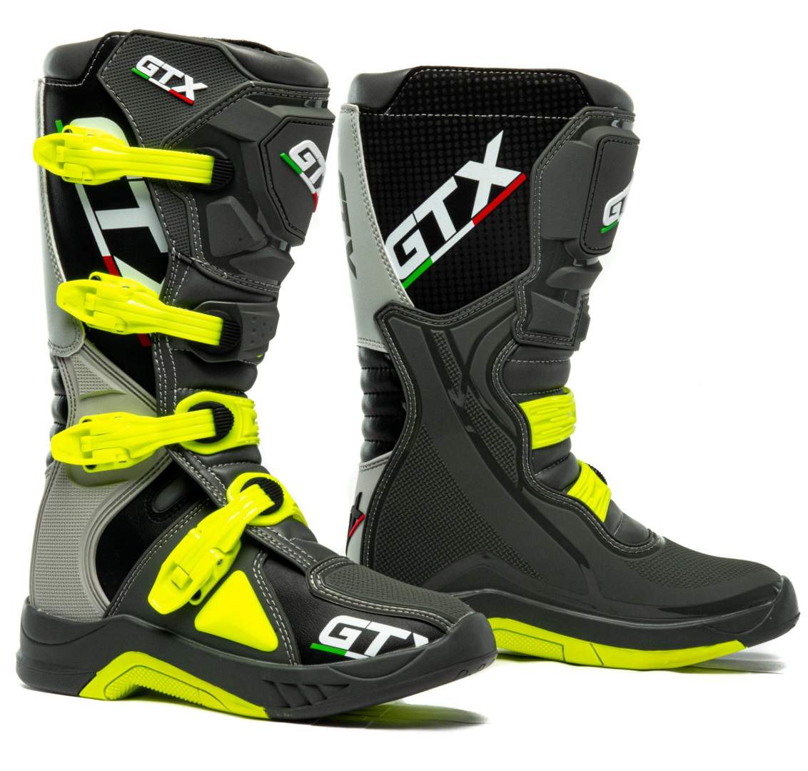 Мотоботы GTX MX №2 grey/green (р. 45) Мотоботы GTX MX №2 grey/green (р. 45)