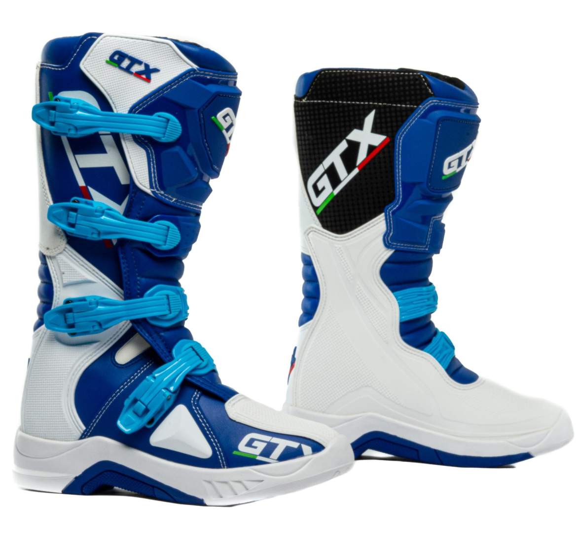 Мотоботы GTX MX №2 blue/white (р. 41) Мотоботы GTX MX №2 blue/white (р. 41)