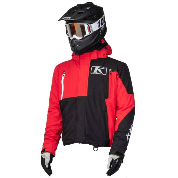 Куртка для снегохода KLIM KOMPOUND #1 black-red (текстиль) (XXL)